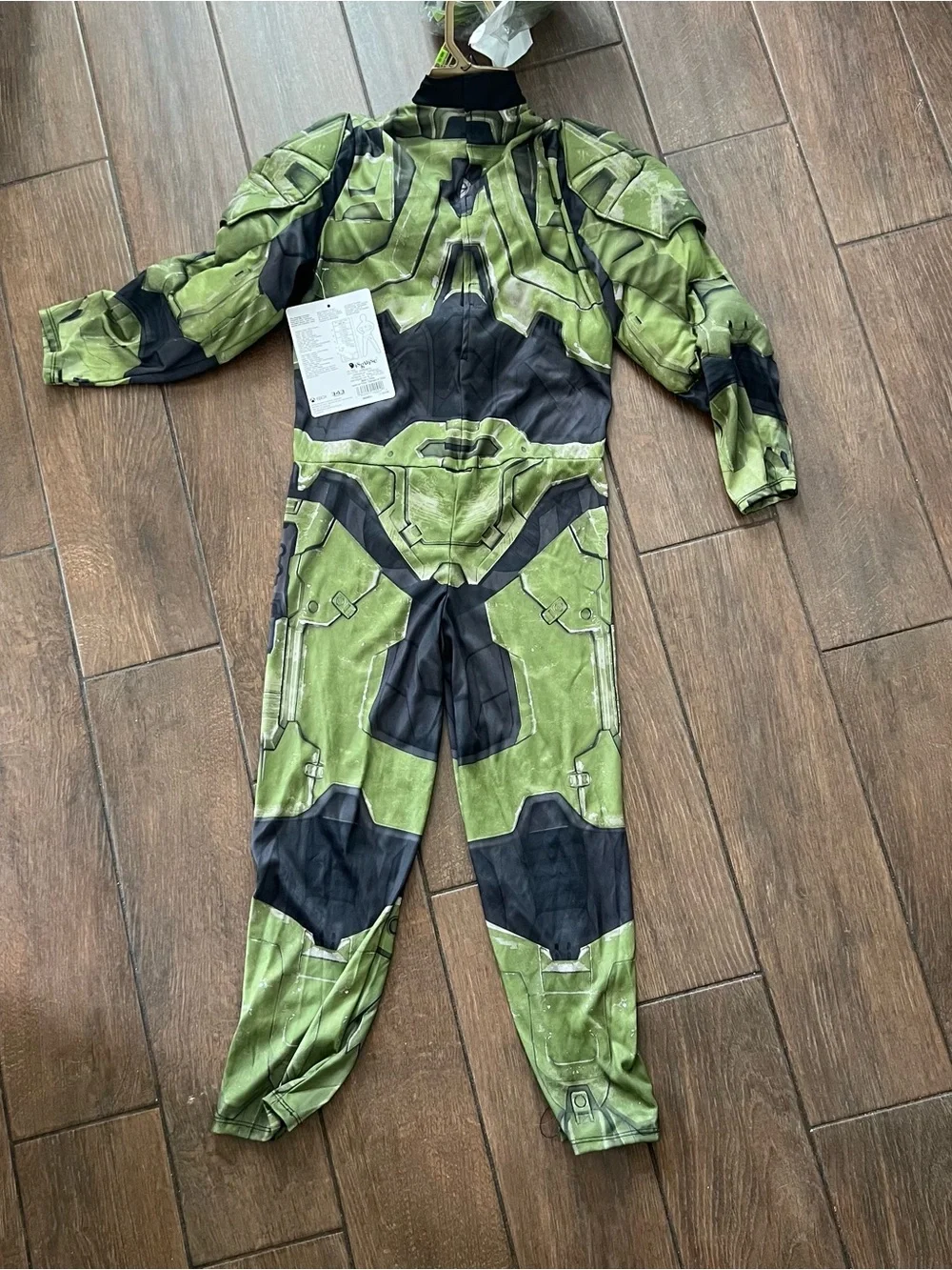 HALO Infinite Master Chief Muscle Padded Costume - Sz M 7-8 Disguise Cost NWT